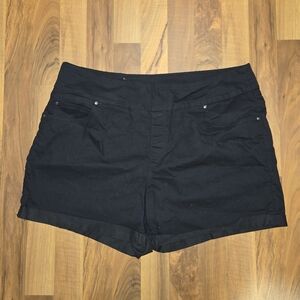 Black, size 16, Time and Tru shorts